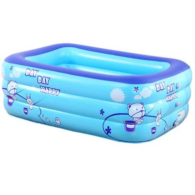 Ineasicer - Aufblasbare Badewanne – Für Babys – Faltbar und langlebig, pvc, Blau, 120x70x38cm Image