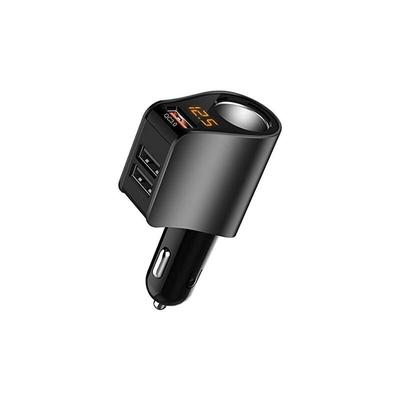 Alovez - Autoladegerät Zigarettenanzünder-Adapter Steckdosen-Splitter mit 3 USB-Anschlüssen und Image