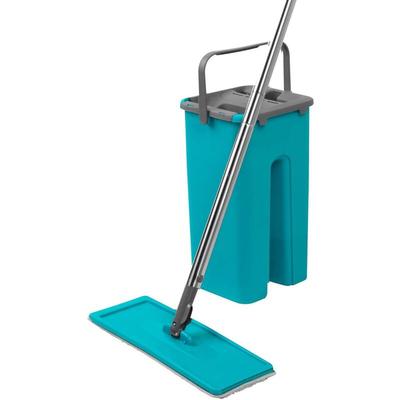 Beldray Bodenwischer mit Auswringeimer Wischmopp Reinigungsmopp Flachmopp Mikrofaser Image