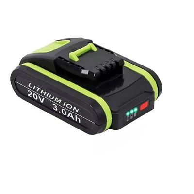 Lithiumbatterie ersetzt Worx 20V 3AH Elektrowerkzeugbatterie WA3551 WG169 WA3516 3X372 Image