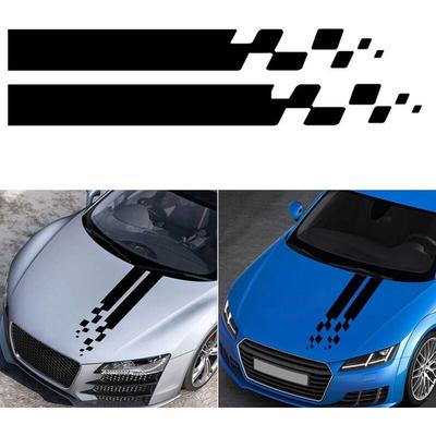 Ahlsen - Vinyl-Aufkleber für die Motorhaube von Autos, für Autorennen, Sport, Karosserie, Dach, Image