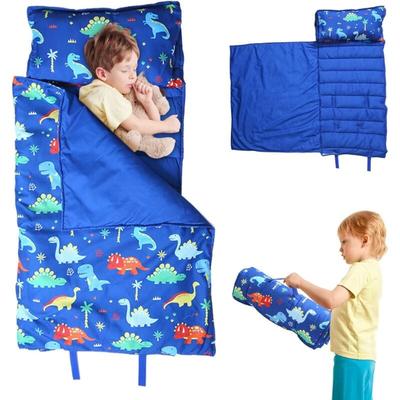 Schlafmatte, Schlafmatte mit Kissen und Decke, Anti-Kick-Thermo-Schlafmatte mit Griff, 47 x 20 cm, Image