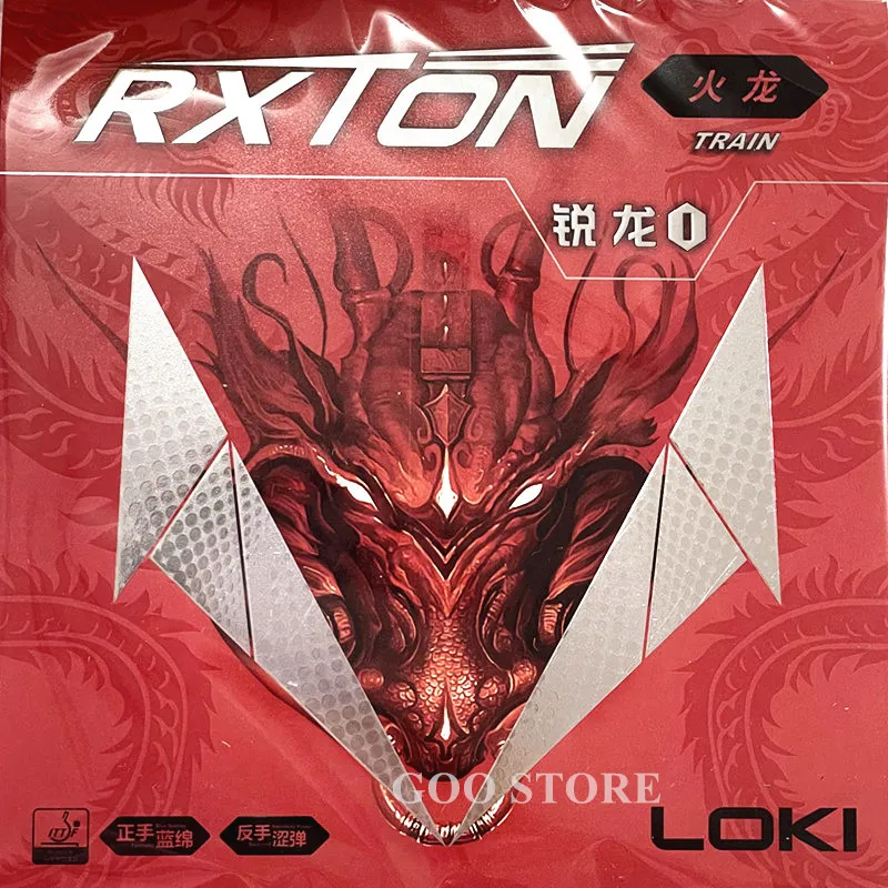 LOKI RXTON 1FIRE DRAGON Tischtennis-Gummi, schneller Angriff, Original LOKI Ping-Pong-Schwamm Image