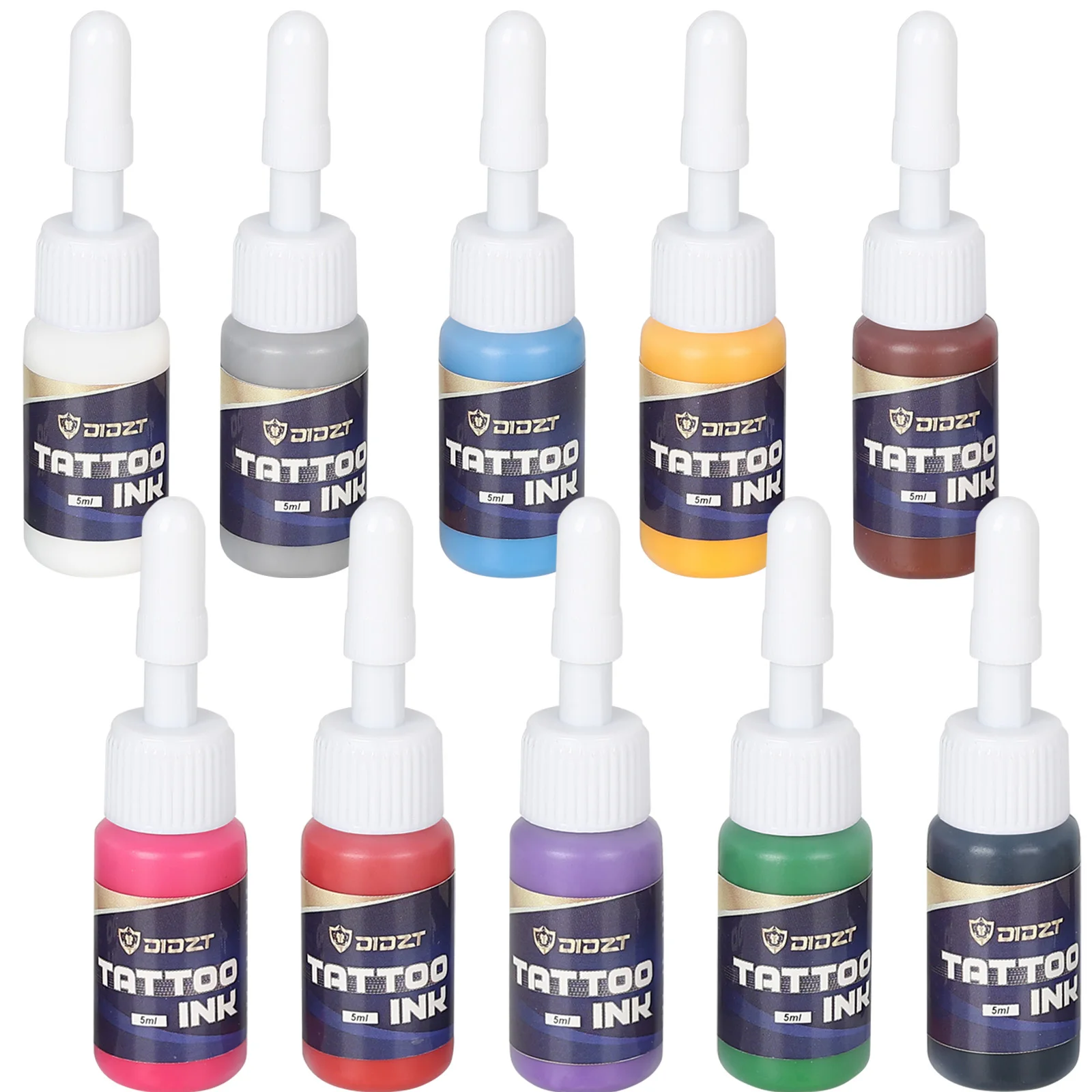 Tintenset 1/6 oz (5 ml) Versorgung 10-Farben-Pigmenttintenset