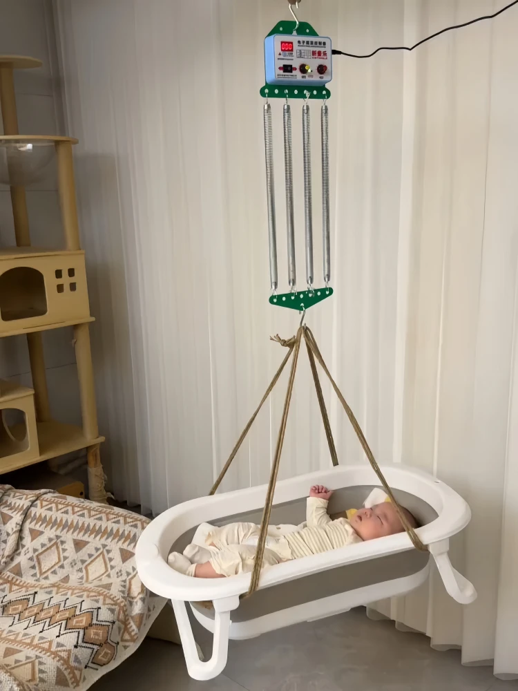 Wiege Controller Chaoshan Baby elektrische Wiege Neugeborenen Schlafkorb Indoor Hängematte schlafen freie Hände Image
