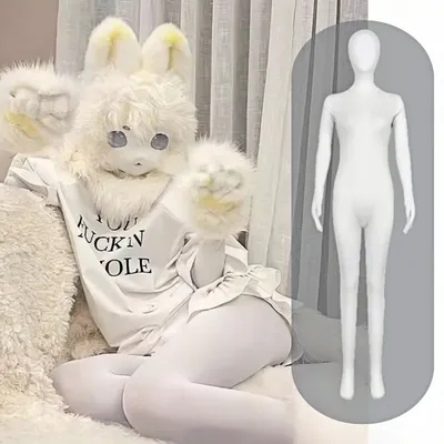 Pelziger Kig Fursuit Bodysuit Basisschicht Ganzkörper Tight Neck Cover langärmelig für Erwachsene Kinder Cosplay Kostüm Kigurumi Anime Party Image