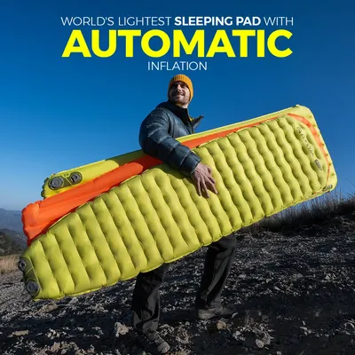 FLEXTAIL TINY SLEEPING PAD – Isolierte Isomatte mit integrierter Pumpe, automatisches Aufpumpen/Deflation, leichtes Design