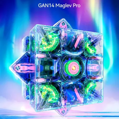 2024 Sommer Limited Edition Cube GAN14 Mpro Maglev UV Stickerless Magnetic Speed Cube 3x3 Professioneller Zauberwürfel Puzzlespielzeug Image