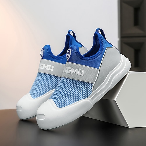 Jungen Sneaker Täglich Sport Outdoor Lässig Schulschuhe Netz PU Elastischer Stoff Stoßdämpfung Atmungsaktivität Rutschfest Große Kinder (ab 7 Jahren) Kleine Kinder (4-7 Jahre) Schule Lässig Täglich Image