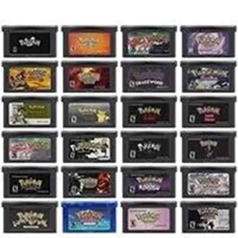 32 Bit Video Game Console Card GBA Game Cartridge Pokemon Korosu Ultraviolet Light Platinum Snakewood Outlaw Vega Glazed Rocket
