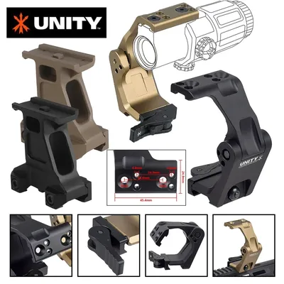 Tactical Unity Fast Mount Metal Fast Scope Red Dot Sight Lerna Mount Kit Elevated Base Hunting Mounts G33 G43 G45 Scope Mounts
