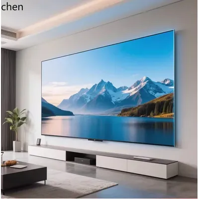 LXC TV Frameless 4K high definition 100 inch ultra-thin full screen smart 75 flat screen TV