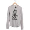 Dsquared2 Herren Langarmshirt, Gr. 54, grau, Baumwolle