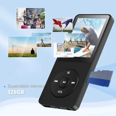 MP3 Player 1.8 in Screen Music Stereo Player Bluetooth-Compatible5.4 Built-in Speaker Support FM