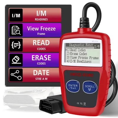 16 Pin OBD2 Code Reader OBD 2 Scanner Universal Version Digital Display Fault Code Clear Car