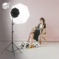 Photography Softbox Kit Softbox ottagonale portatile 70W LED Light bright Flash umbella con supporto da 2M accessori per Studio fotografico