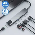 USB C HUB Tipo C Splitter Thunderbolt 3 Docking Station Adattatore per laptop con per MacBook Air M1