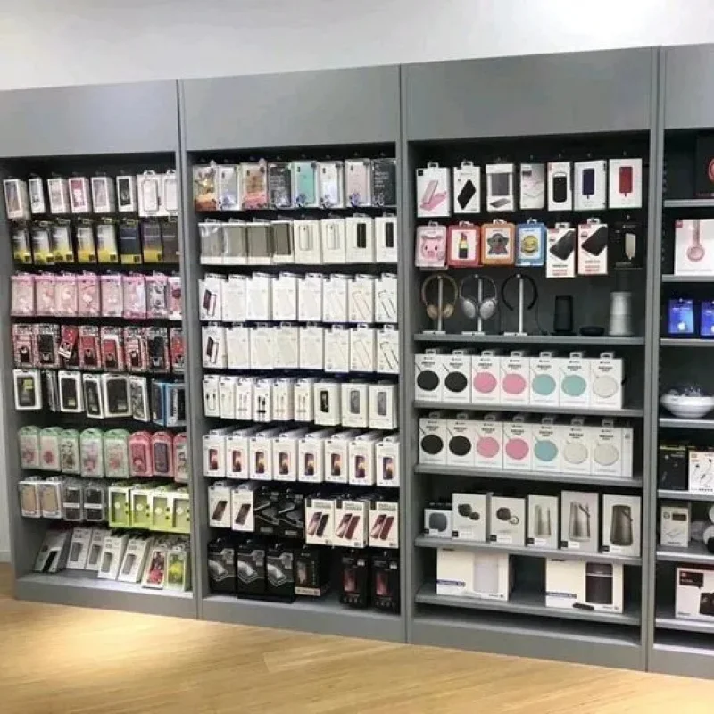 personalizzato. Vetrina per esposizione di negozi elettronici personalizzata Accessorio per telefoni cellulari Armadi da parete Espositore Mobili per negozi di telefoni cellulari