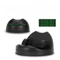 Supporto per telefono da auto sul cruscotto 360 ° Supporto Head-Up con rotazione stabile in gomma antiscivolo universale con targa luminosa per telefoni