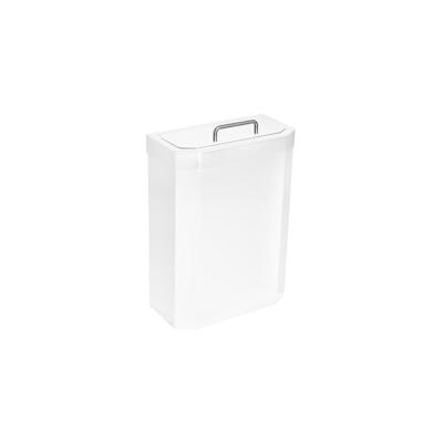 All Care Mediclinics Hygiene-Abfallbehälter - geschlossen - 10 Liter - Stahl - weiß Image