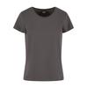 T-Shirt URBAN CLASSICS "Urban Classics Ladies Sorona Regular Tee", Herren, Gr. S, grau (magnet), 70% Baumwolle, 30% Polyester (Sorona), unifarben, casual, normal, Rundhals, Kurzarm, Shirts