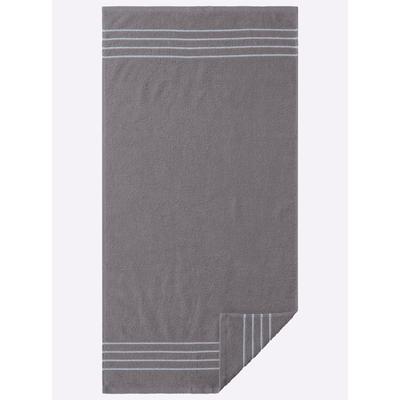 Handtuch WÄSCHEPUR Gr. 1, grau, B:50cm L:100cm, 100% Baumwolle, Handtücher (Packung) Image