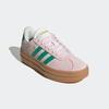 Sneaker ADIDAS SPORTSWEAR, Gr. 41, clear pink, court grün, core weiß, Leder, Synthetik, sportlich, Schuhe, Design auf den Spuren des adidas Gazelle Bold