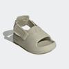 Badesandale ADIDAS ORIGINALS "ADIFOM ADILETTE KIDS", Gr. 26, grau (putty grau, putty grau, putty grau), Synthetik, Textil, sportlich, Schuhe, für Kinder