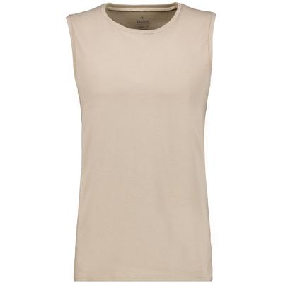 Muscleshirt RAGMAN, Herren, Gr. M, braun (walnuss, 875), Baumwolle, casual, regular fit, Rundhals, ohne Ärmel, Shirts Image