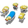 Schuhanstecker CROCS "Jibbitz™ The Simpsons", Kinder, gelb (gelb, blau), PVC, Schuhzubehör, Charm, Anstecker für Crocs Schuhe
