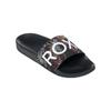 Sandale ROXY "Slippy Ii", Gr. 9(40), schwarz multi camo, Obermaterial: 100% Synthetikmaterial / Futter: 100% Textil / Außensohle: 100% EVA, Schuhe