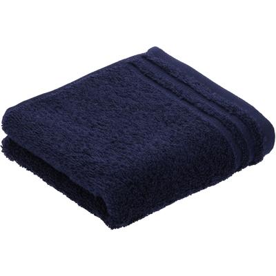 Gästehandtuch VOSSEN "Calypso Feeling", blau (marine blau), B:30cm L:50cm, Walkfrottier, Obermaterial: 100% Baumwolle, Handtücher (Packung), im Set, VEGAN Image