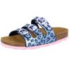 Pantolette LICO "Pantolette Bioline Kids", Gr. 28, blau, Synthetik, Schuhe