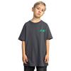 Shirttop DC SHOES "Pile Up", Kinder, Gr. 14(155-164cm), grau (magnet), [Hauptstoff] 75% Baumwolle, 25% Baumwolle, Tops