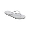 Sandale ROXY "Viva Iv", Gr. 6(36), silber (metallic silber), Obermaterial: 98% Synthetik / 2% Metall, Futter: 100% Synthetik, Laufsohle: 100% geschäumtes Gummi, Schuhe