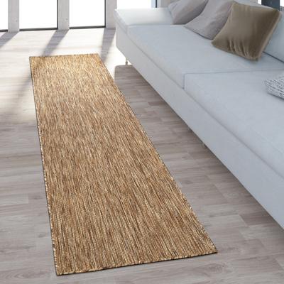 Teppich BRUNO BANANI "Venezia" Gr. 11, braun (coffee), B:80cm H:4mm L:250cm, Kunstfaser, Teppiche, In- und Outdoor geeignet, Sisal-Optik, Wetterfest & UV-beständig Image