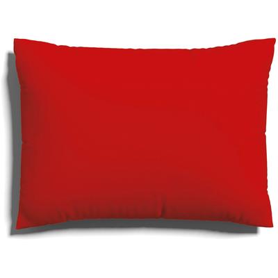 Kissenbezug SCHLAFGUT "EASY Jersey", rot (rot deep), B:40cm L:60cm, Jersey, Obermaterial: 100% Baumwolle, Kissenbezüge, Kissenhülle mit Reißverschluss, weich und saugfähig, Kissenbezug Image