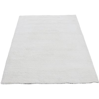 Hochflor-Teppich CARPETFINE "Silky, auch als Läufer erhältlich", beige (creme), B:60cm H:20mm L:90cm, Mikropolyester, Teppiche, Shaggy, Langflor, uni, besonders weich, Handarbeit Image