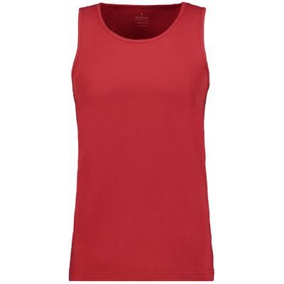 Muscleshirt RAGMAN, Herren, Gr. M, rot (bordeauxrot), Baumwolle, casual, regular fit, Rundhals, ohne Ärmel, Shirts Image