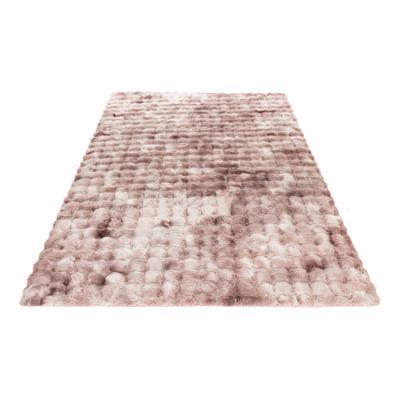 Teppich OBSESSION "My Camouflage 845", pink, B:40cm H:38mm L:60cm, Polyester, Teppiche, 2-farbig gemustert, besonders weich, Hoch-Tief Effekt, handgetuftet Image