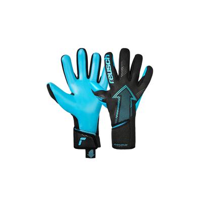 Torwarthandschuhe REUSCH "Fastgrip Aqua", Damen, Gr. 11, blau, 41% Polyester, 3% Polyamid, 6% Polyurethan, 50% Elastodien, mehrfarbig, sportlich, Handschuhe, mit Hybrid Negative Cut