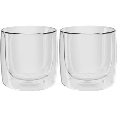 Whiskyglas ZWILLING "Sorrento Bar", transparent, B:9,2cm H:9,8cm, Borosilikatglas, Trinkgefäße, Doppelwandig, Borosilikatglas, 2-tlg., je 270 ml Image