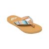 Zehentrenner ROXY "Porto", Gr. 8(38), blau (blau depths), Obermaterial: 90% synthetisches Raphia, 10% Polyester / Futter: 100% Polyester / Außensohle: 100% TPR, Schuhe