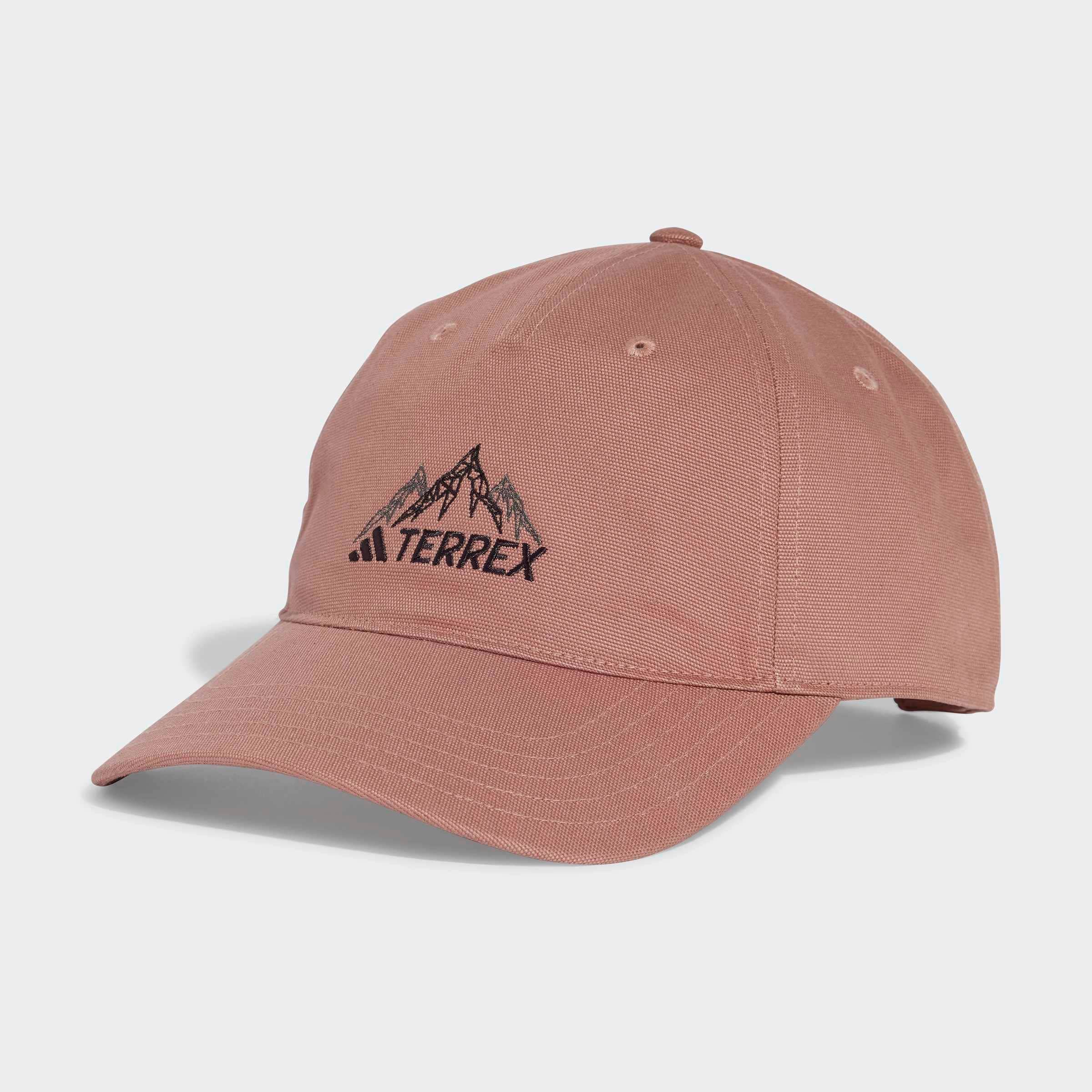 Outdoorhut ADIDAS PERFORMANCE "TRX MT BB CAP", Damen, rosa (warm clay, schwarz), Obermaterial: 100% Baumwolle, Hüte