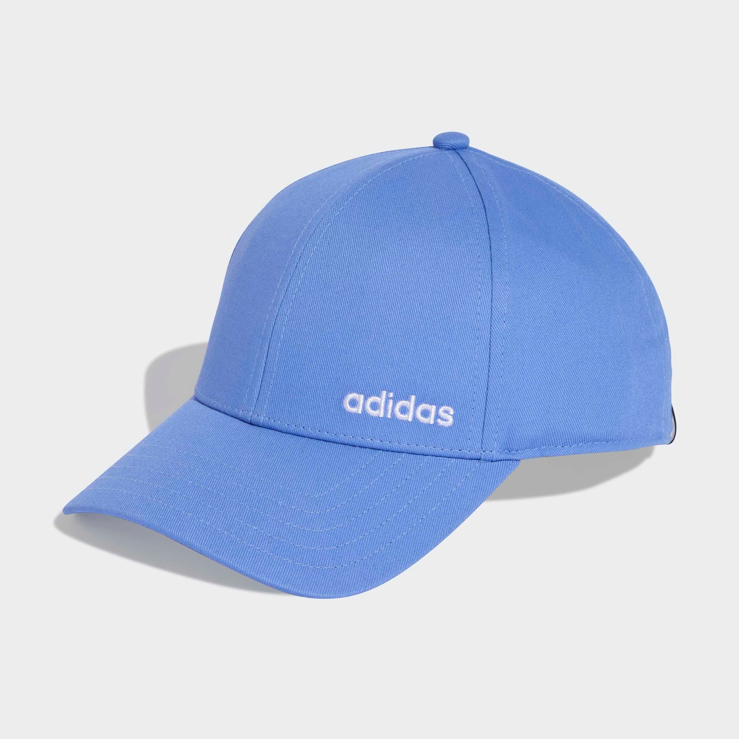 Baseball Cap ADIDAS PERFORMANCE "K LINEAR CAP", Kinder, blau (blau fusion), Obermaterial: 100% Baumwolle, Caps Image