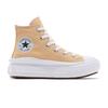 Sneaker CONVERSE "CHUCK TAYLOR ALL STAR MOVE PLATFORM", Gr. 27, coastal dune, weiß, Textil, sportlich, Schuhe