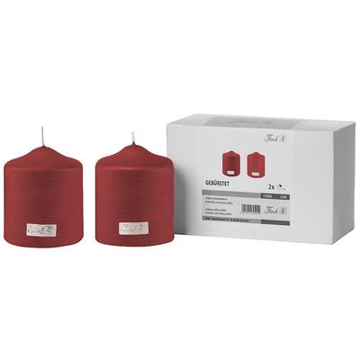 Stumpenkerze FINK "CANDLE", rot, H:10cm Ø:8cm, Kerzen Image