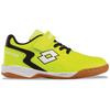 Hallenschuh LOTTO, Kinder, Gr. 26, gelb (fr.gelb, schwarz), Synthetik, mehrfarbig, sportlich, Schuhe, - auch für den Hallensport