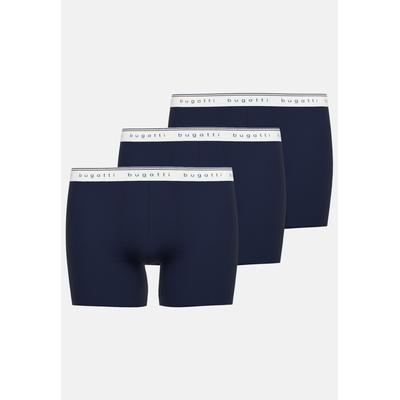 Boxershorts BUGATTI "Pisa", Herren, Gr. 6 (L), blau, Single Jersey, Obermaterial: 95% Baumwolle, 5% Elasthan, körpernah, Unterhosen, Mit elastischem Logobund Image