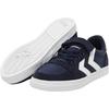 Sneaker HUMMEL "SLIMMER STADIL LOW JR", Gr. 26, blau, Textil, Leder, sportlich, Schuhe